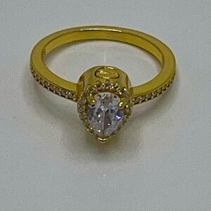 10k Gold Vermeil GRA Certified VVS Moissanite Diamond Urn Ring For Ashes
